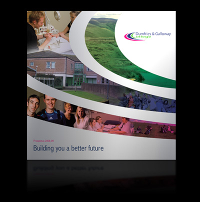 Prospectus front cover design