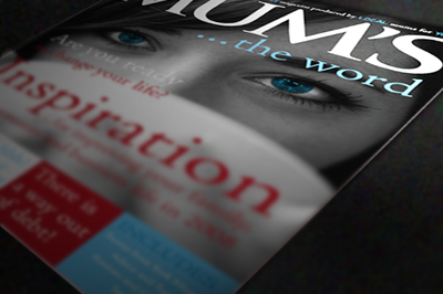 Mums The Word Magazine design