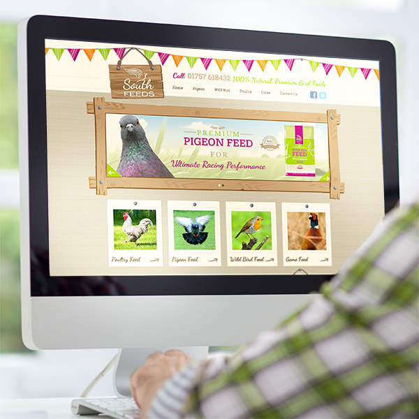 website design selby for pigeon feeds